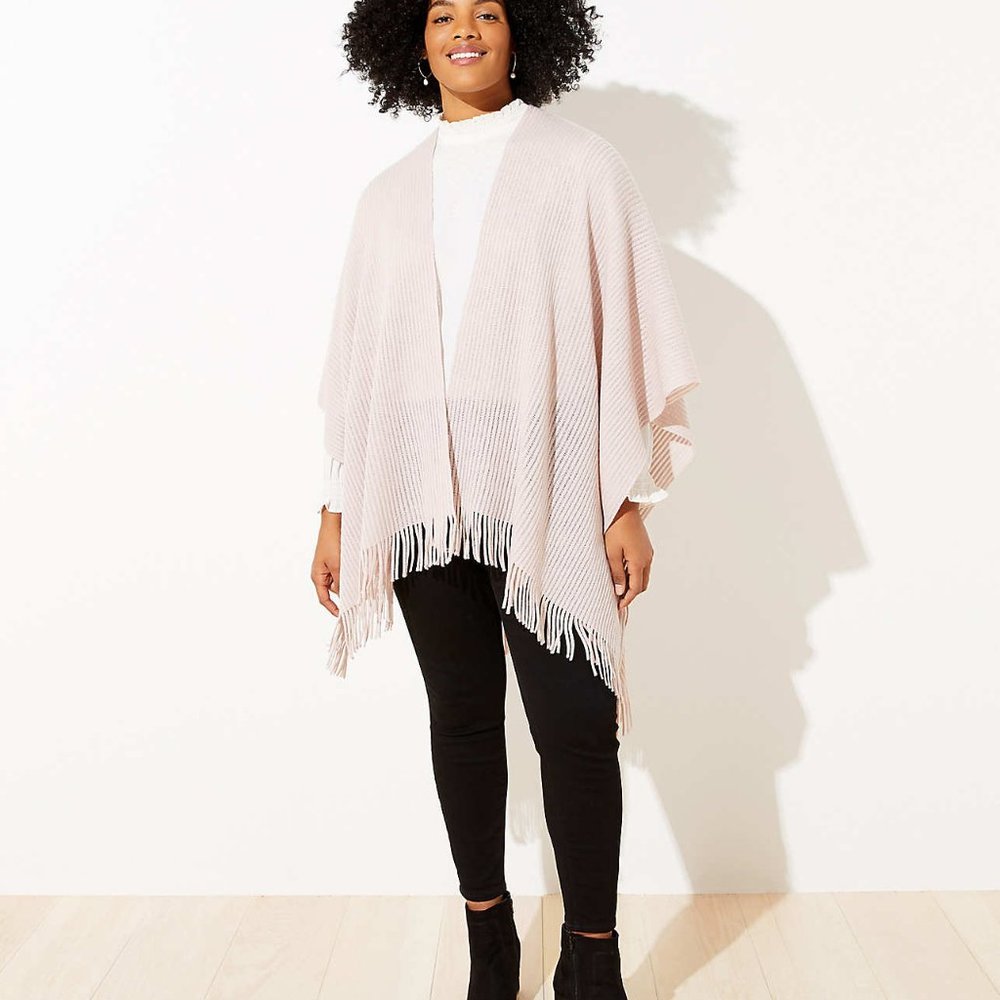 LOFT Women's New with Tags Fringe Wrap